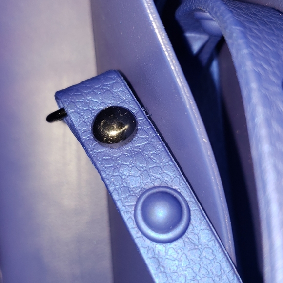 💥Sale Cobalt Blue Studded Top Handle Bag - Picture 2 of 3